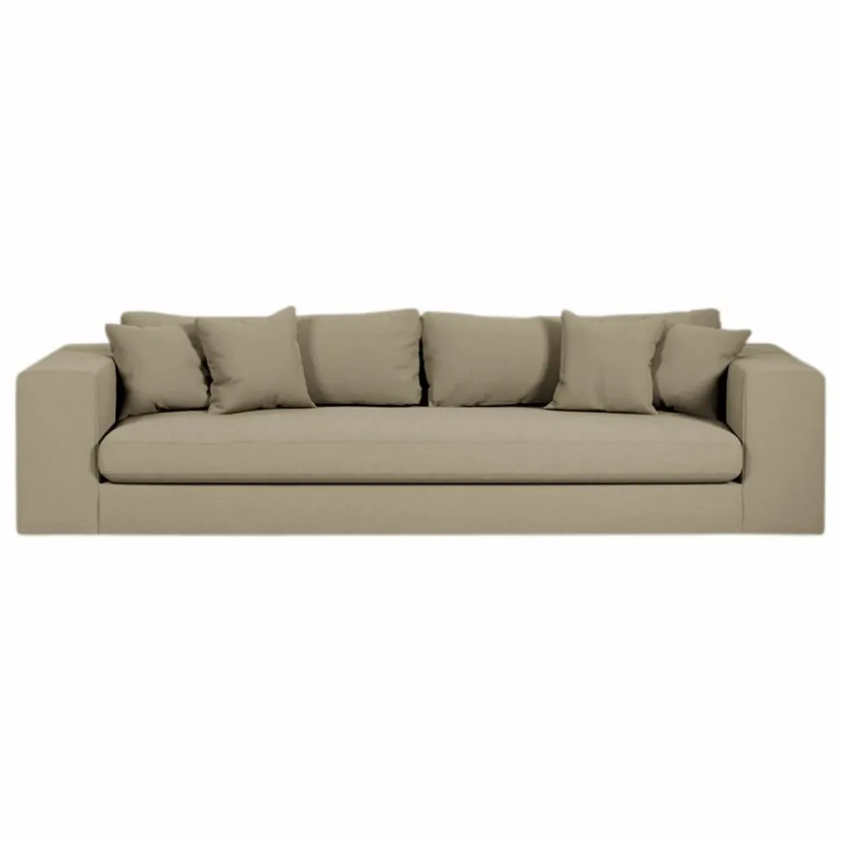 Best Panac Edition Canapé 3 places Bellechasse en coton et - 245 cm | Lin