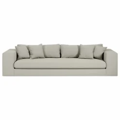 New Canapé 4 places Bellechasse en coton et lin - 275 cm | Canapés, Fauteuils