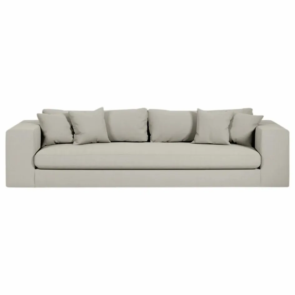 New Canapé 4 places Bellechasse en coton et lin - 275 cm | Canapés, Fauteuils