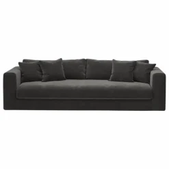 Canapé 3 places Bellechasse light en velours gratté - 240 cm | Canapés, Fauteuils