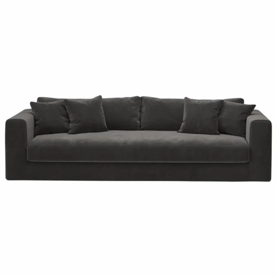 Canapé 3 places Bellechasse light en velours gratté - 240 cm | Canapés, Fauteuils