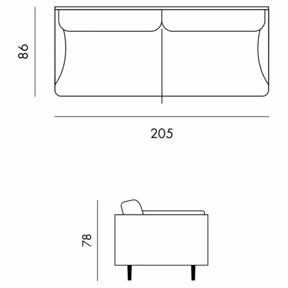 Canapé 3 places Isly en tissu chiné - 205 cm | Canapés, Fauteuils