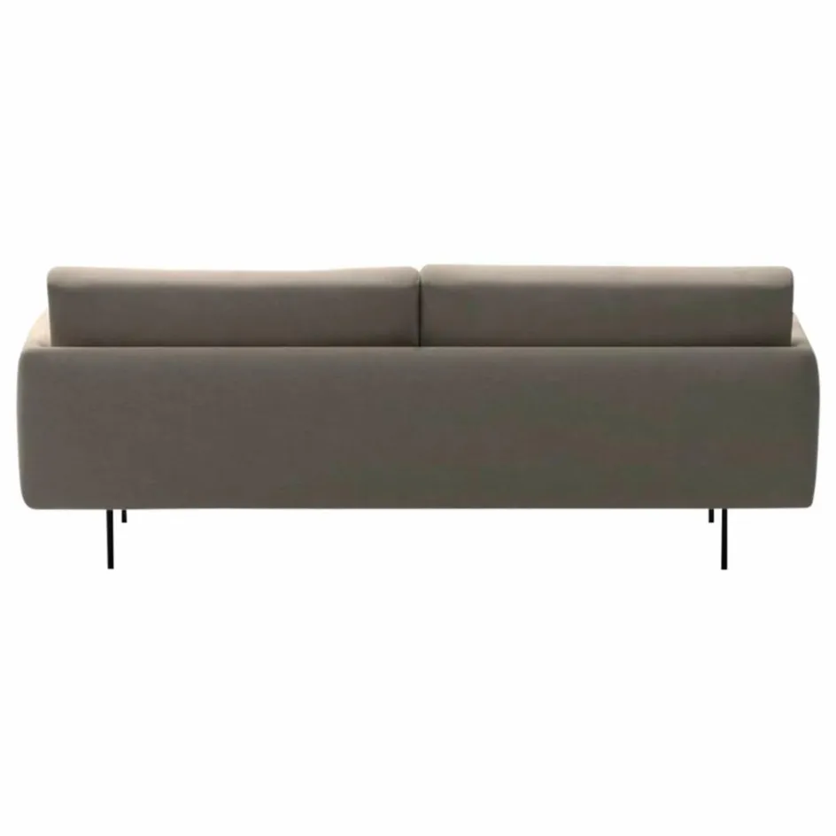 Best Panac Edition Canapé 3 places Isly en tissu chiné - 205 cm | Gris