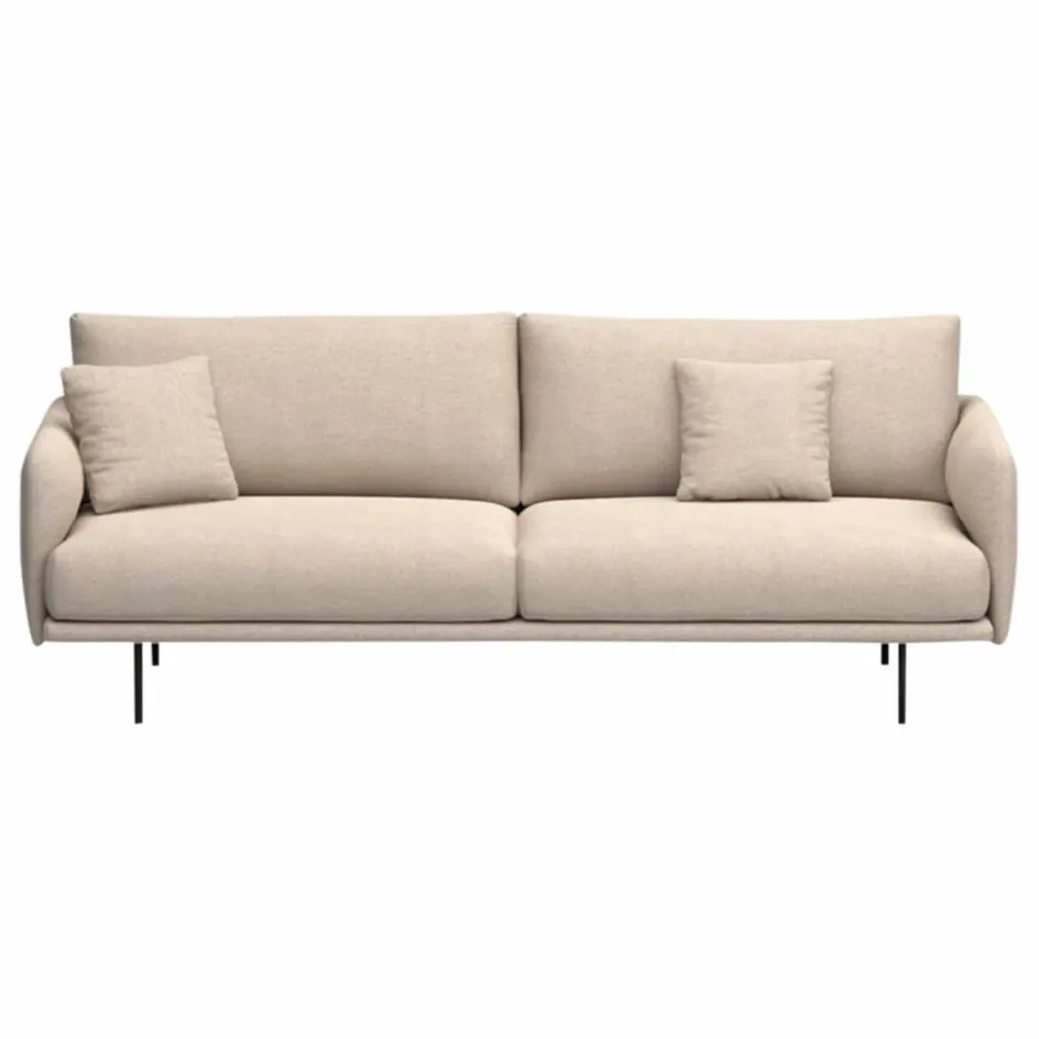 Panac Edition Canapé 3 places Isly en tissu chiné - 205 cm| Canapés, Fauteuils
