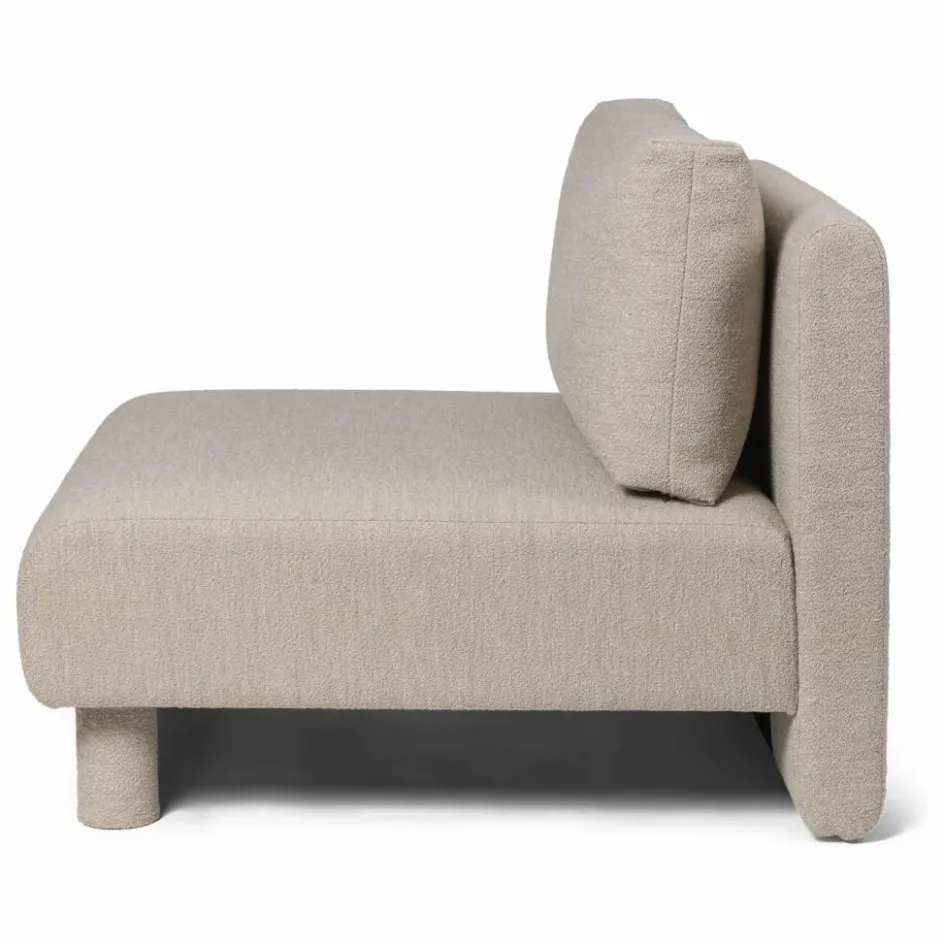 Discount Ferm Living Canapé Dase bouclé module centre | Beige