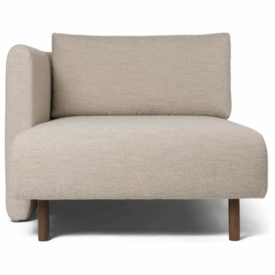 Ferm Living Canapé Dase bouclé méridienne gauche || Canapés, Fauteuils