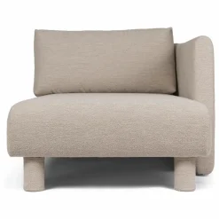 Sale Ferm Living Canapé Dase bouclé méridienne droite | Beige