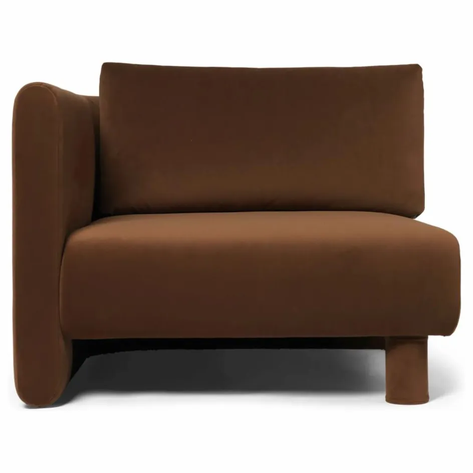Ferm Living Canapé Dase velours module gauche || Canapés, Fauteuils