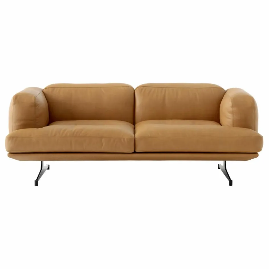 Online & Tradition Canapé Inland AV22 en cuir noble | Cognac