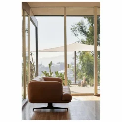 Online & Tradition Canapé Inland AV22 en cuir noble | Cognac