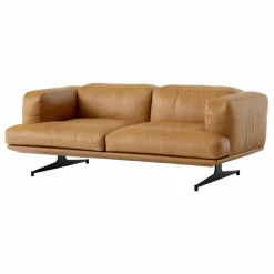 Online & Tradition Canapé Inland AV22 en cuir noble | Cognac