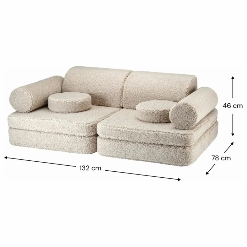 Enfant Wigiwama Chaises Enfant*Canapé modulable en teddy |