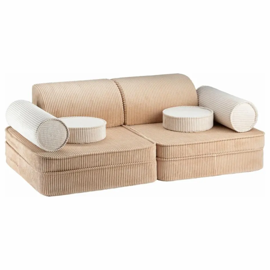 Outlet Canapé modulable en velours côtelé | Enfant Chaises Enfant