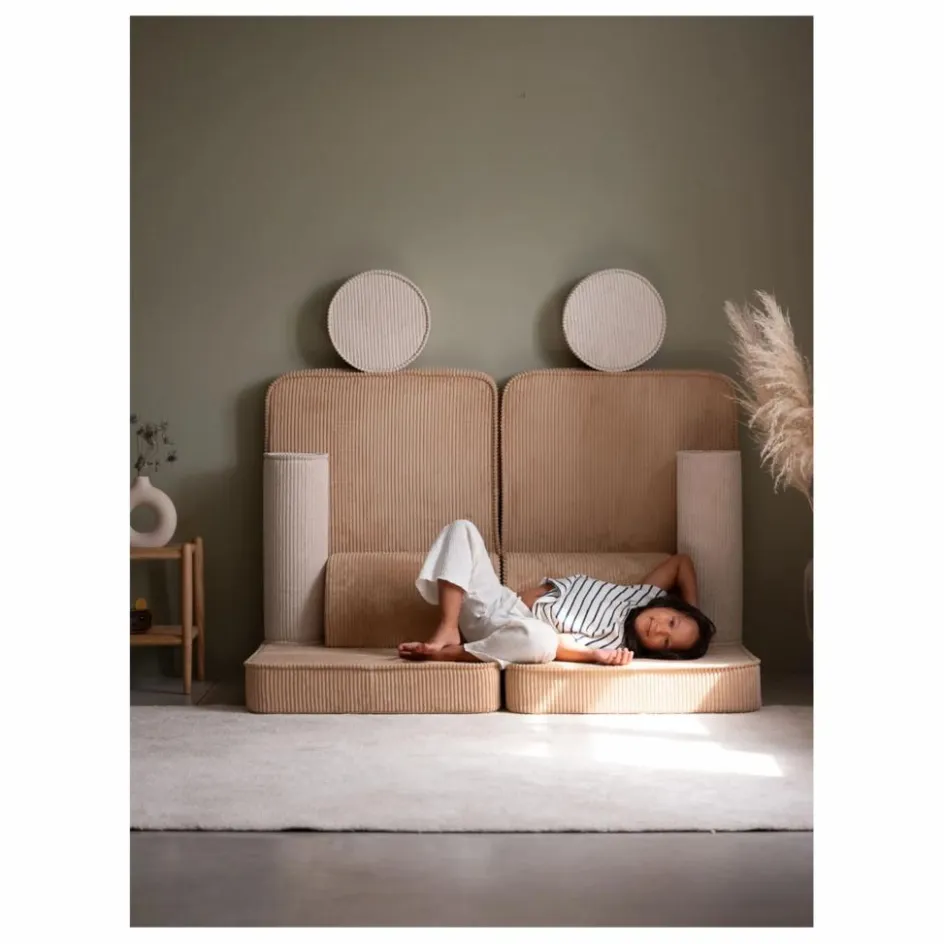 Outlet Canapé modulable en velours côtelé | Enfant Chaises Enfant