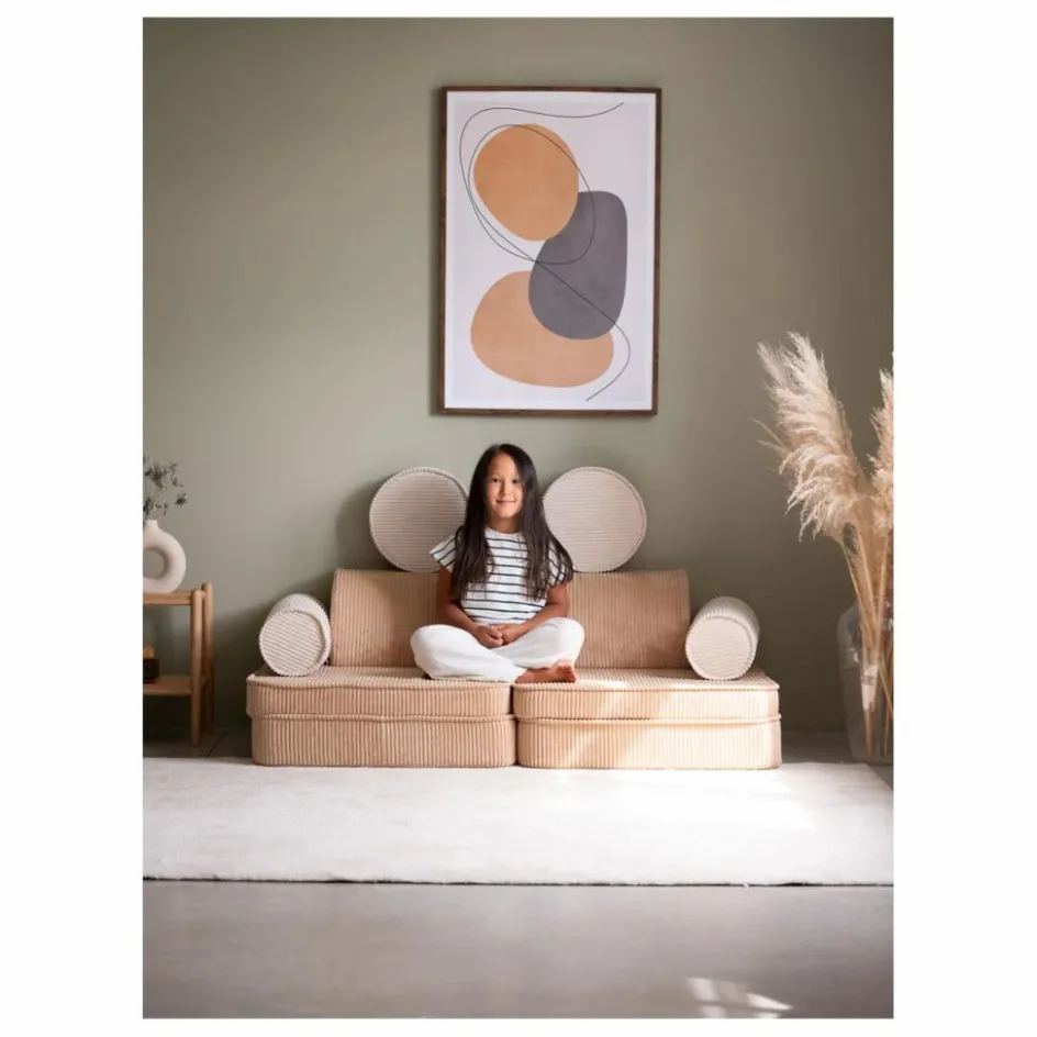 Outlet Canapé modulable en velours côtelé | Enfant Chaises Enfant