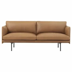 Muuto Canapé Outline en cuir 2 places || Canapés, Fauteuils