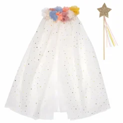 Meri Meri Déguisements*Cape avec collier pompon