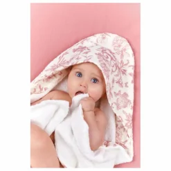Outlet Cape de bain en éponge Toile de Jouy | Puériculture|Linge De Toilette
