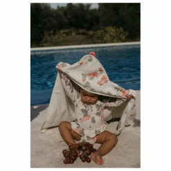 Online Cape de bain Grapes Pink Puériculture|Linge De Toilette