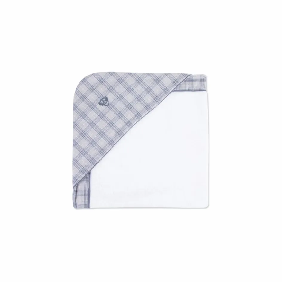 Sale Tartine et Chocolat Cape de bain Twill de coton Gris