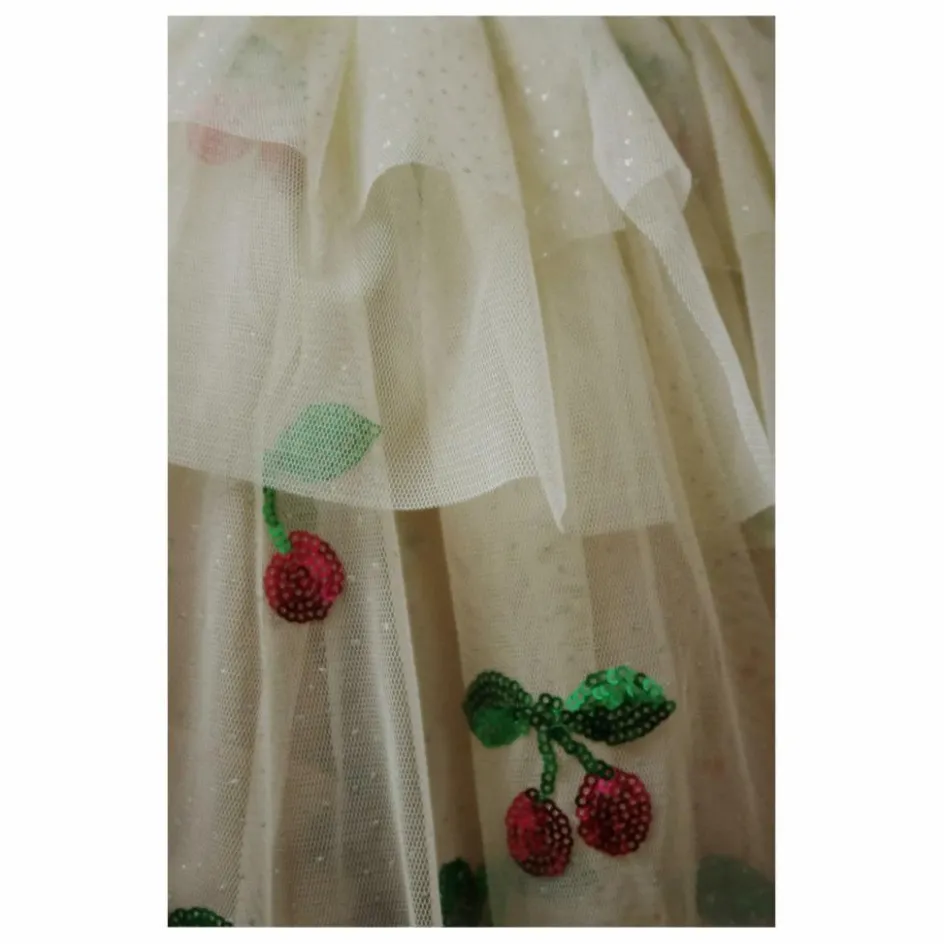 New Konges Sløjd Cape et baguette Cherry | Blanc