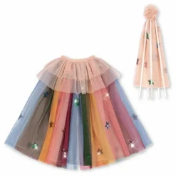Konges Sløjd Déguisements*Cape et baguette Rainbow
