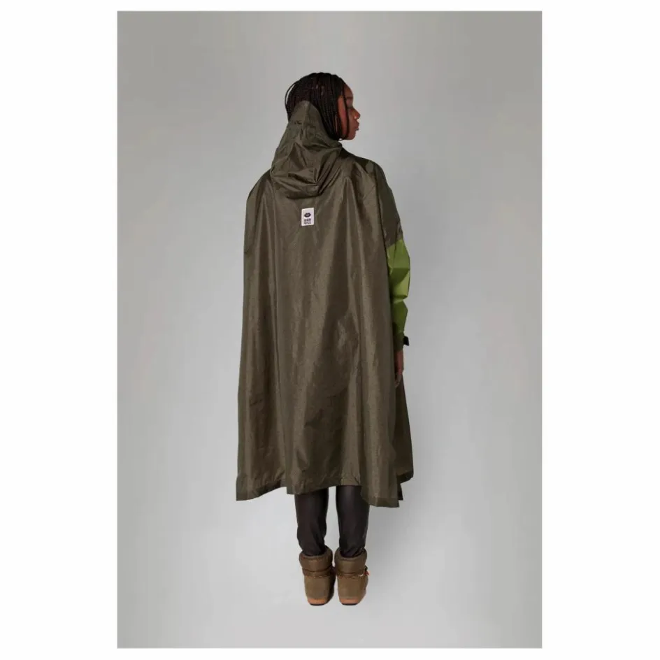 Rainkiss Cape Imperméable Herringbone - Collection Femme | Marron