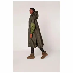 Rainkiss Cape Imperméable Herringbone - Collection Femme | Marron