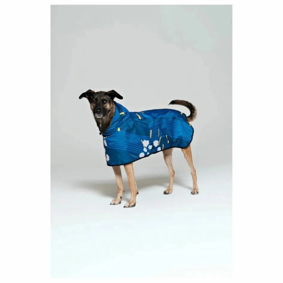 Discount Rainkiss Cape pour Chien Imperméable Japanese Blossom | Bleu