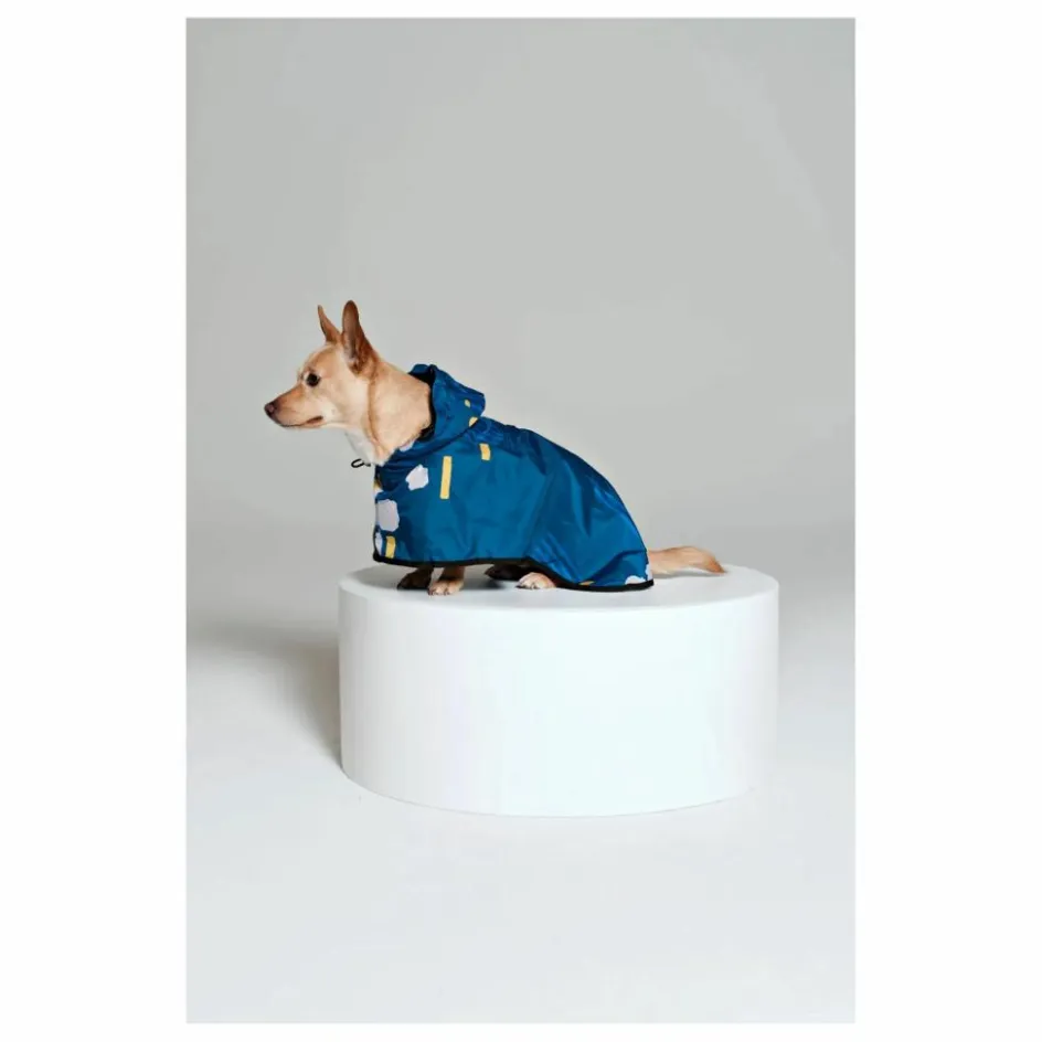 Discount Rainkiss Cape pour Chien Imperméable Japanese Blossom | Bleu