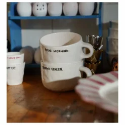 Anna + Nina Art De La Table*Cappuccino mug Drama Queen |