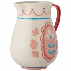Bloomingville Carafe en grès Odina | Rose poudré