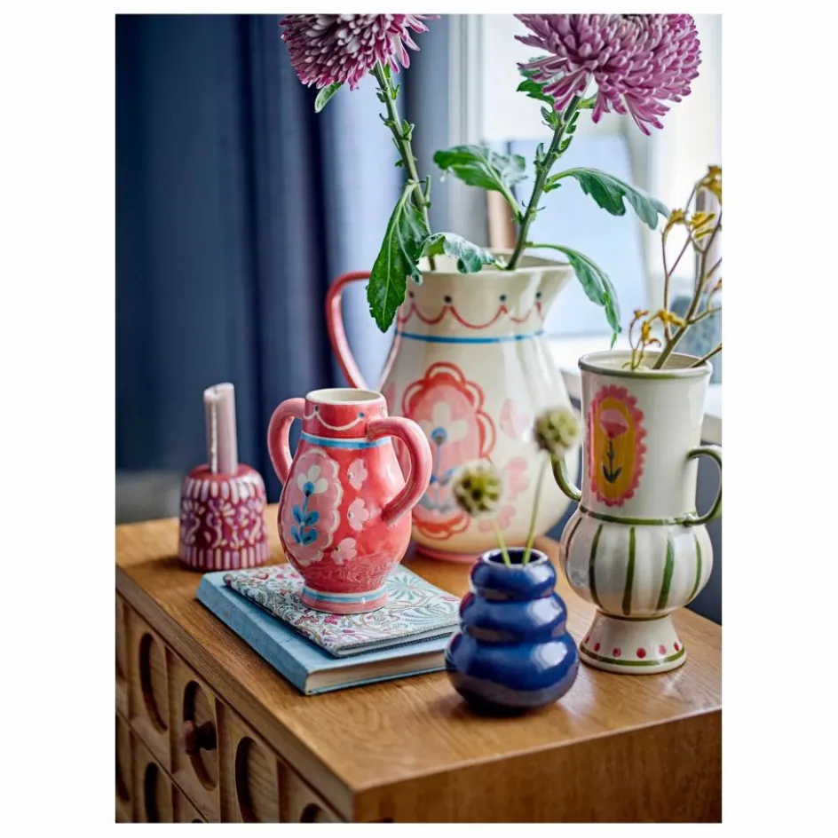Bloomingville Carafe en grès Odina | Rose poudré