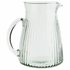 Madam Stoltz Art De La Table*Carafe en verre strié