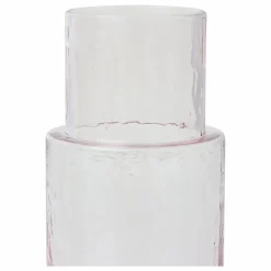Hot HKliving Carafe en verre Tube | Rose transparent