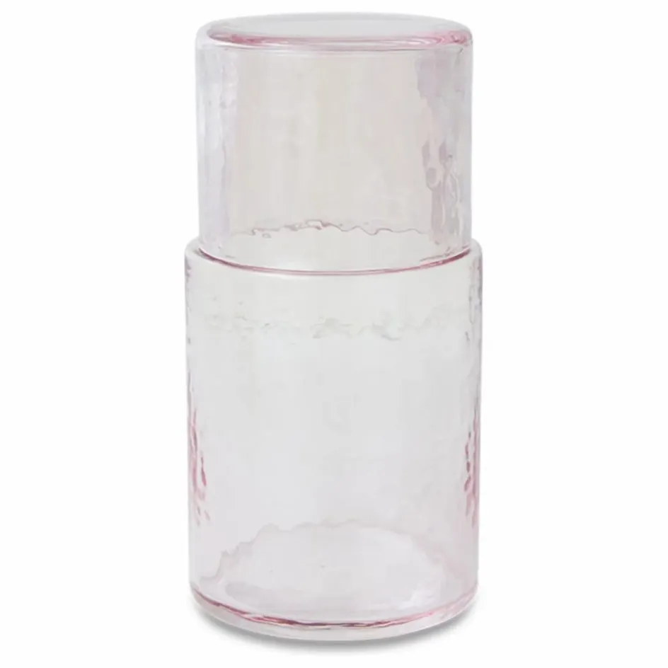 Hot HKliving Carafe en verre Tube | Rose transparent