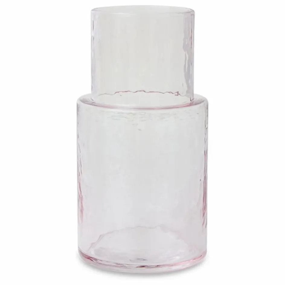 Hot HKliving Carafe en verre Tube | Rose transparent