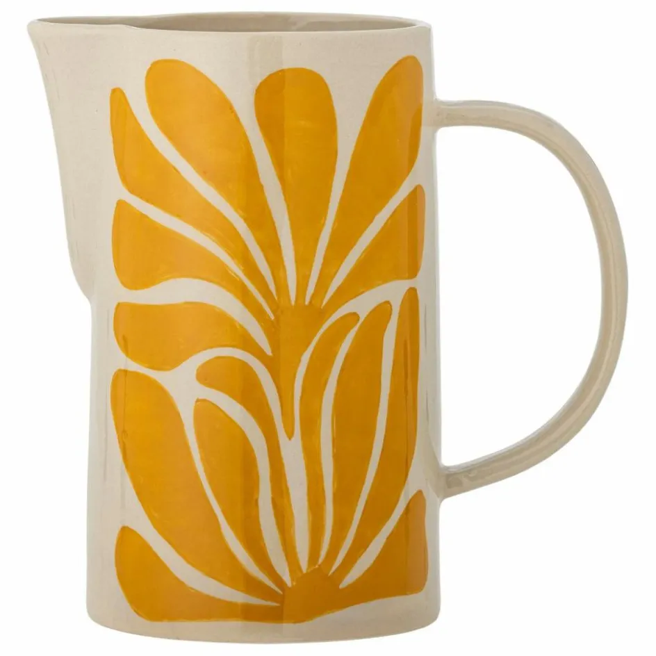 New Bloomingville Carafe Fauni en grès | Jaune