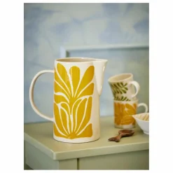 New Bloomingville Carafe Fauni en grès | Jaune