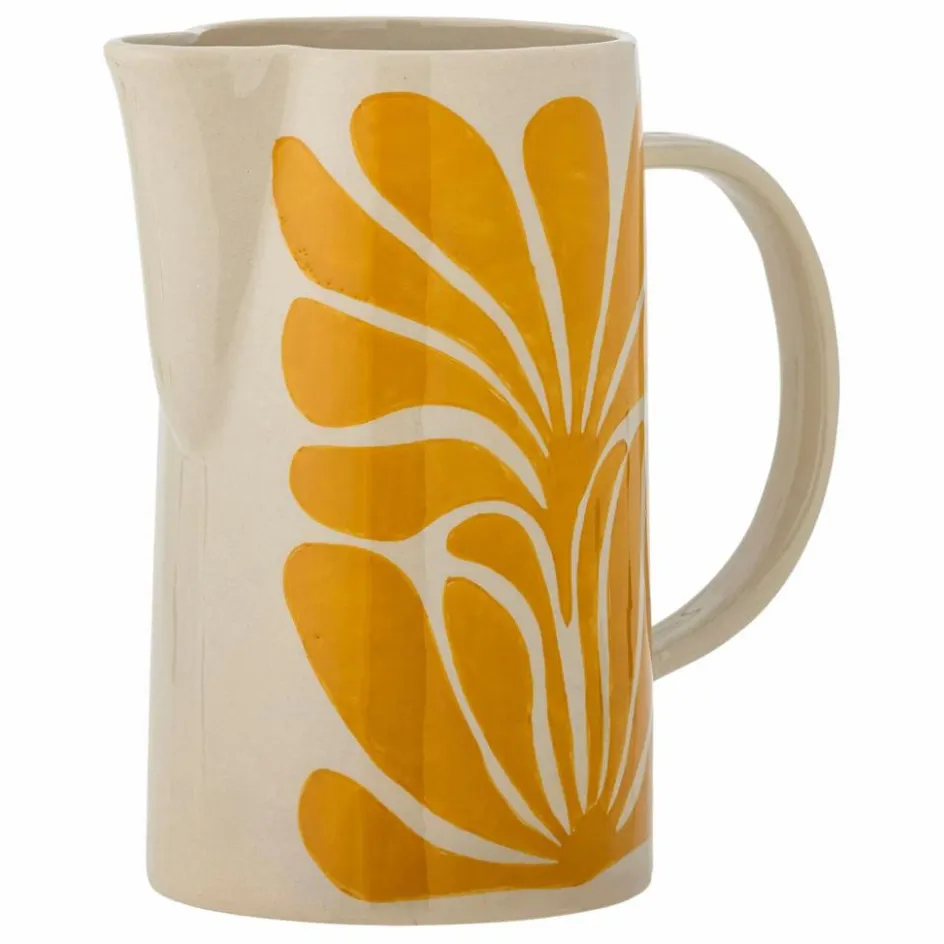 New Bloomingville Carafe Fauni en grès | Jaune