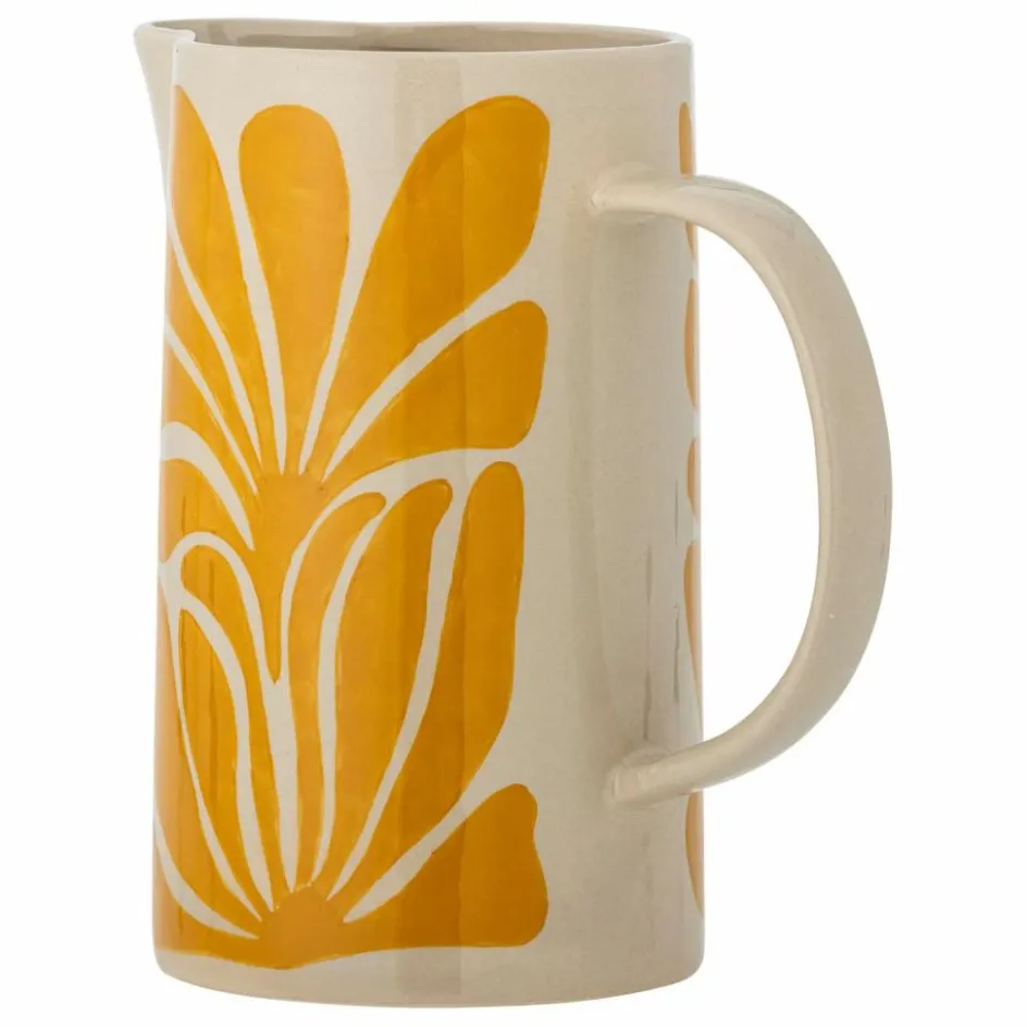 New Bloomingville Carafe Fauni en grès | Jaune