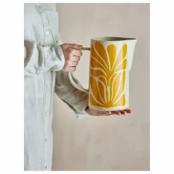 New Bloomingville Carafe Fauni en grès | Jaune