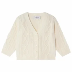 Outlet Cardigan à Torsades Cachemire | Pulls, Gilets|Pulls, Gilets