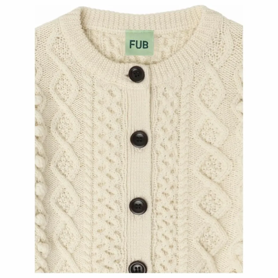 FUB Cardigan Aran Laine de Mérinos ||Enfant Pulls, Gilets|Pulls, Gilets