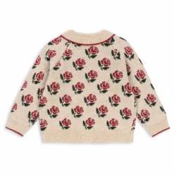 Konges Sløjd Cardigan Belou Roses Laine ||Enfant Pulls, Gilets|Pulls, Gilets