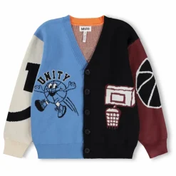 Molo Cardigan Burt Basketball Coton Bio ||Enfant Pulls, Gilets