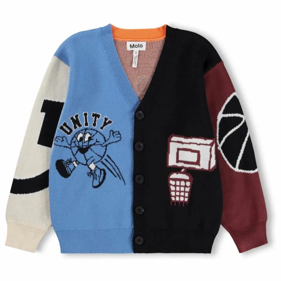 Molo Cardigan Burt Basketball Coton Bio ||Enfant Pulls, Gilets