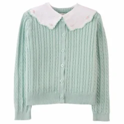 Sale Cardigan Col Claudine | Enfant Pulls, Gilets
