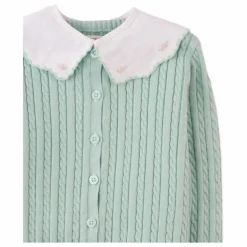 Sale Cardigan Col Claudine | Enfant Pulls, Gilets