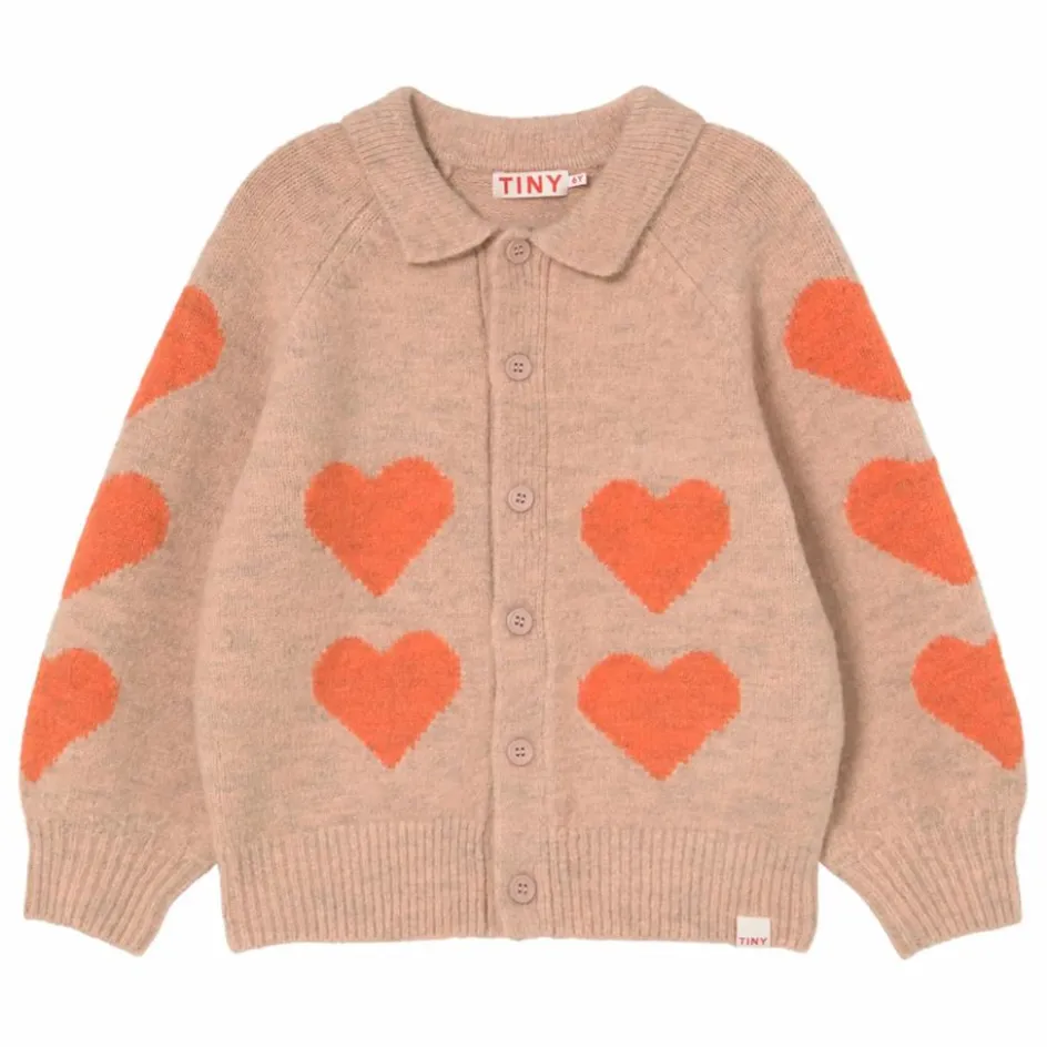 Hot Cardigan Col Cœurs | Enfant Pulls, Gilets